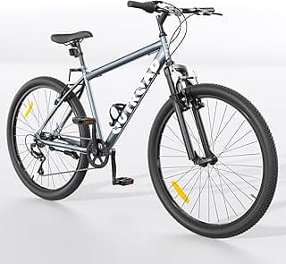 26 inch Mountain Bike 7/21 Speeds Lightweight Cycling Bicycles, Dual Disc/V Brake,Bicycle for Men and Women, Adult Bike, Road Bike