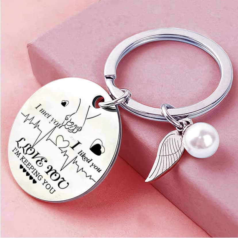 Mother Keyring - Mother's Day Gifts from Daughter Son for Mom Birthday Valentine's Day Christmas Gifts Mom Keychain