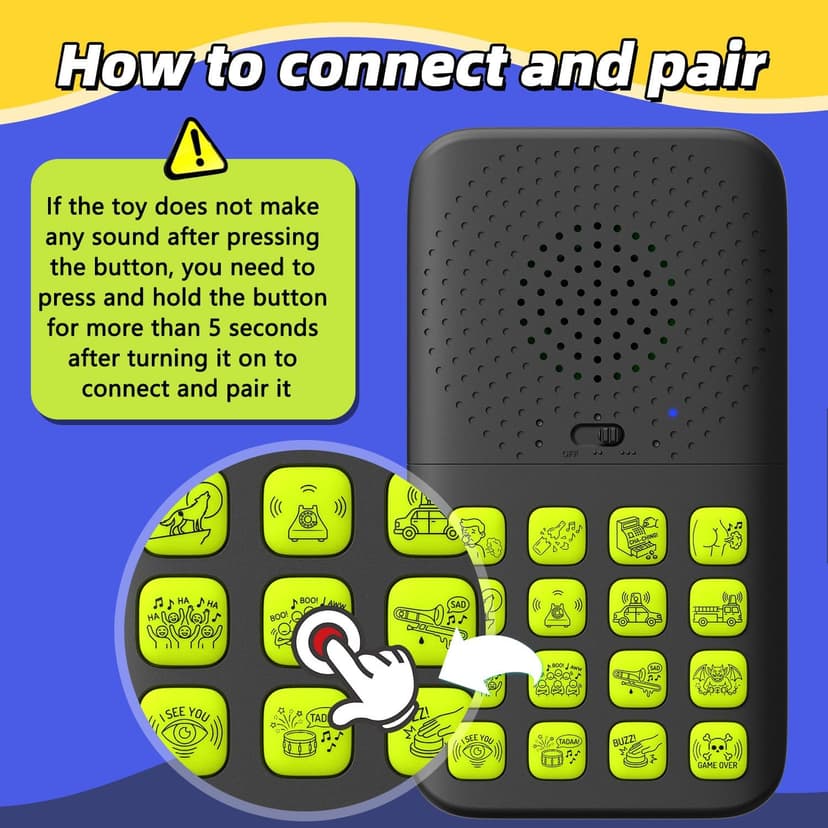 16 Sounds,Volume Adjustment,Prank Gifts Toys for Boys,Remote Fart Machine for 6 7 8 9 10 11 12 13 Year Old Boys Toys Gifts Fikami Rechargeable 2-in-1 Separable Magnetic Sound Effects Machine B0GQ411T31