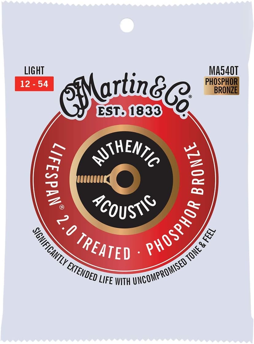 MARTIN Authentic Acoustic Guitar Strings - Lifespan 2.0 Treated