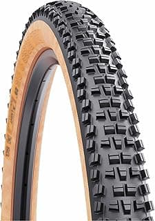 WTB Trail Boss Mountain Bike Tire (27.5”/29") Tubeless Folding - Aggressive Tread for Trail Rides (Black/Tan, SG1/SG2 Puncture Protection)