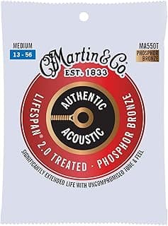 MARTIN Authentic Acoustic Guitar Strings - Lifespan 2.0 Treated