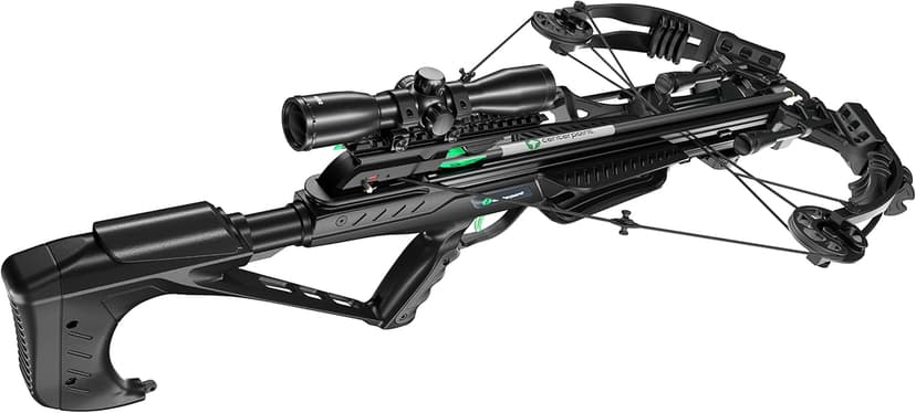 Dagger 405 FPS 220 LBS Compound Crossbow - 15 Inch Cocked with Whisper Silencing System
