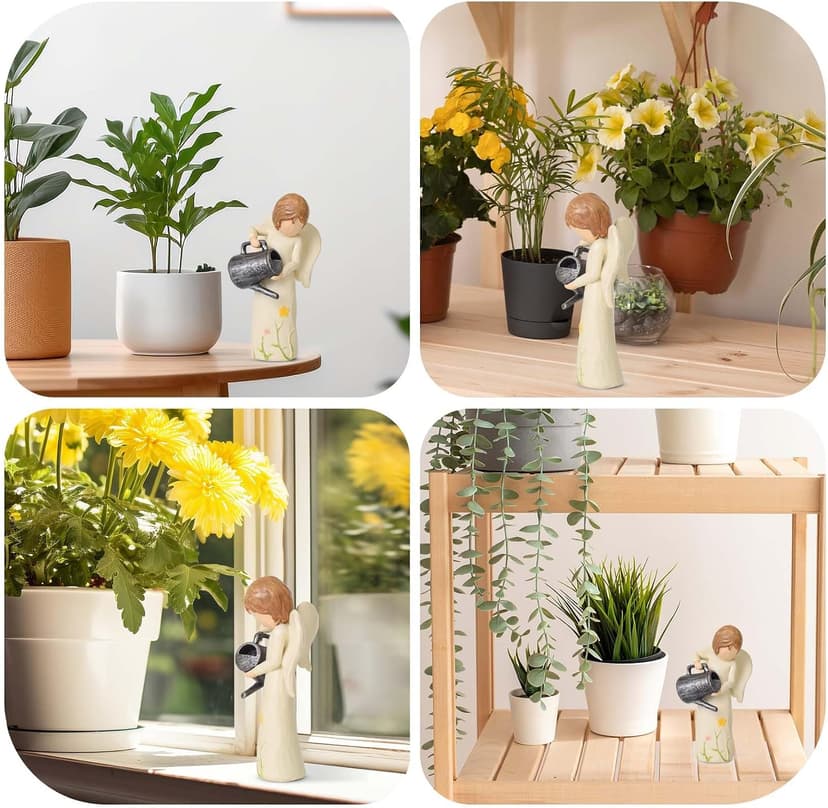 Garden Gifts for Mom, Sisters, Friends, New Home Gift Ideas, Unique Sculpted Hand-Painted Figurine Gardening Gifts for Women, Garden Gift for Gardeners Woman B0DCN2H3B2