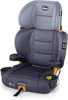 Chicco KidFit ClearTex Plus 2-in-1 Belt-Positioning Booster Car Seat, Backless and High Back Booster Seat, for Children Aged 4 Years and up and 40-100 lbs. | Lilac/Purple