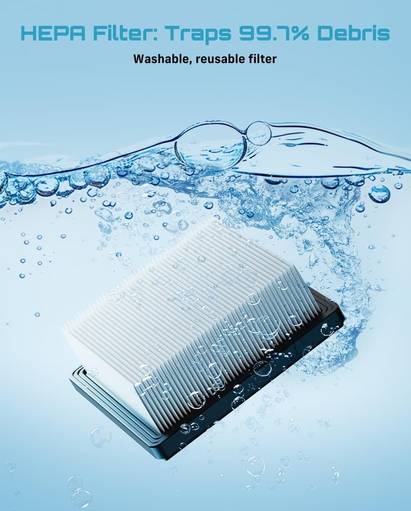 Seesii Cordless Shop Vac Wet and Dry, 2.6 Gallon Small Shop Vac with Accessory Storage Holder, 2 x 4.0Ah Batteries, 3-in-1 Wet Dry Vacuum with HEPA Filter, Strap, Ideal for Garage, Car, Workshop