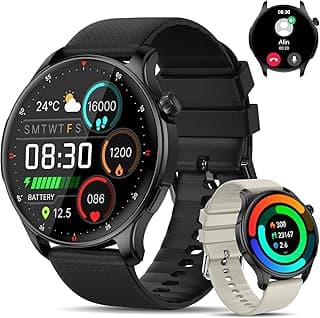 Smart Watch for Men Women Fitness: Waterproof Make Answer Call Smart Watches for Men Running Smartwatch for Android/iPhone Samsung Compatible Digital Mens Watches Activity Pedometer Heart Rate Monitor