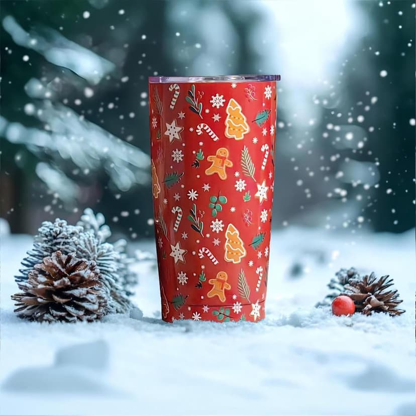 Unique Women's Christmas Gifts: Teacher, Coworker, Sister, Best Friend, Mom, Wife - Gift Baskets & Secret Santa Box Set - Includes Christmas Tumbler