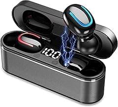 MOZC Wireless Earbuds Bluetooth 5.4, in Ear Lightweight Ear Buds with HiFi Stereo Sound & Deep Bass, Noise Cancelling Built-in Mics, 36H Playtime, IPX7 Waterproof Headphones for Sports, Android & iOS