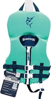 SearocK Children’s Life Jacket – US Coast Guard Approved Infant & Youth Life Vest for Boating, Fishing & Water Sports – Kids & Toddler PFD with Secure Buckles