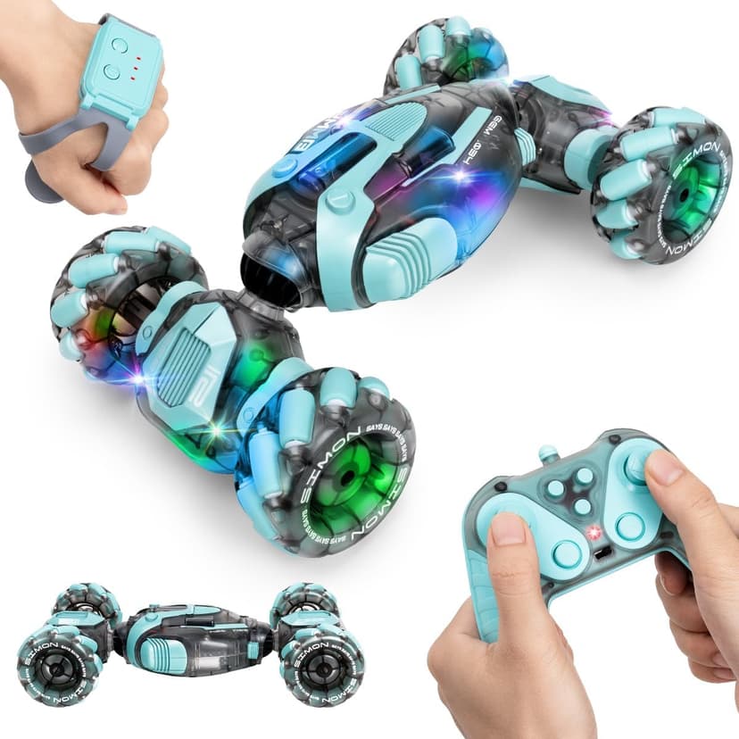 ZMMB Gesture Sensing RC Stunt Car - Best Gifts for Boys 6-12 Year Old 360° Rotating 4WD Remote Control Transform Hand Controlled Car Birthday Presents for Kids Age 7 8 9 10 11 yr B0D4C54FWX