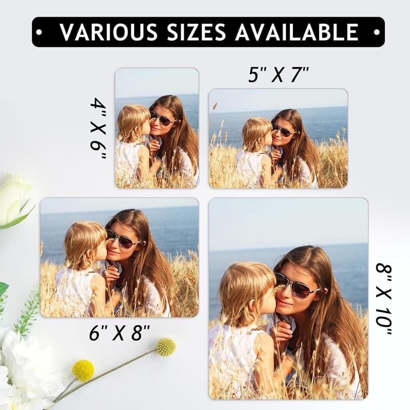 Personalized Picture Gifts Wall Art Ready to Hang by HD Printing Technology -Gift Wrapping Available-Same day Pick up Custom Metal Photo Prints Customized photo gifts with Natural Bamboo Base B0D1KDDFGD
