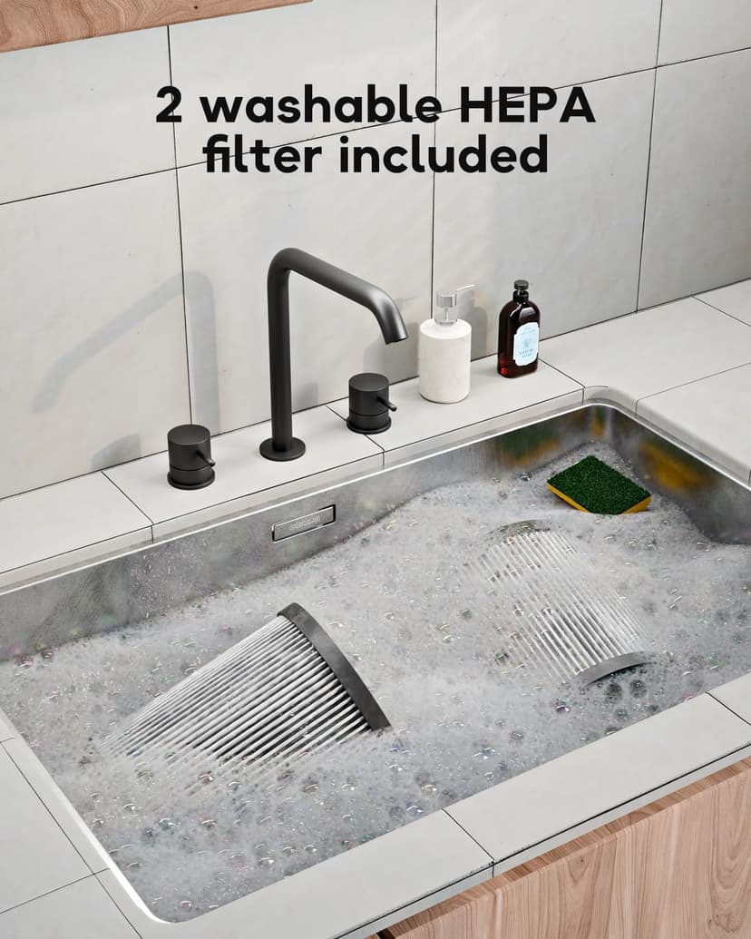 DeForce Cordless Ash Vacuum, for DeWalt 20V Max Battery, 4-Gallon Portable Vacuum Cleaner, Black, with Hose Nozzles HEPA Filters Wheels, for Pellet Wood Stove BBQ Grill (Bare Tool ONLY)