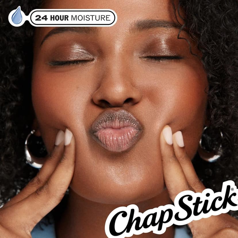 0.15 oz Each, Limited Edition Seasonal Stocking Stuffer, Peppermint Flavored, 24 Hour Moisture to Hydrate Dry, Chapped Lips ChapStick Candy Cane Flavored Lip Balm Sticks, Holiday Gift Set, 4-Pack B0GCQKBZMC