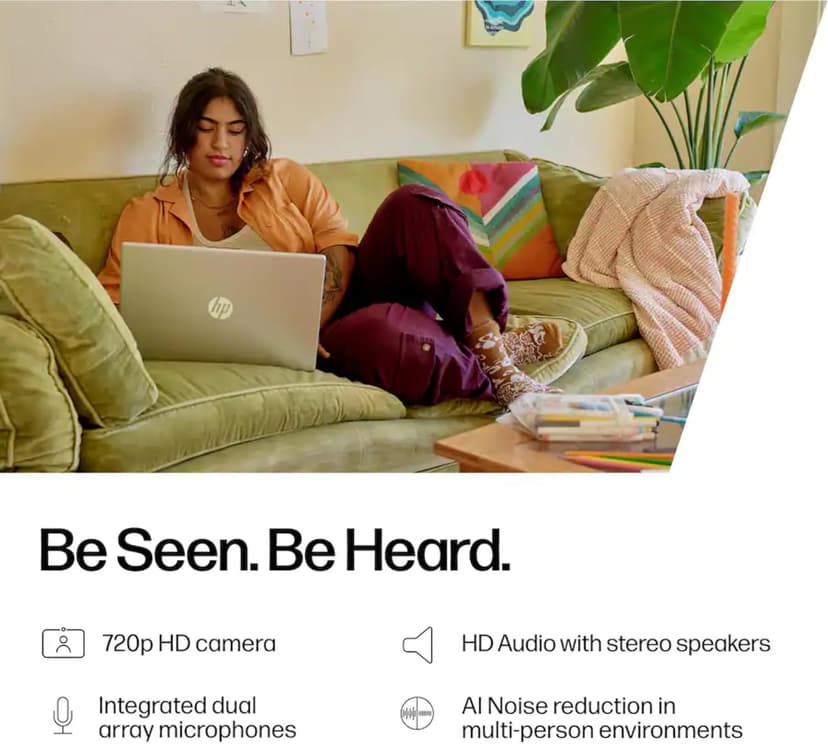 HP 15.6" Laptop with Microsoft 365-1.1TB Storage - 8GB Memory - Intel Inside | Anti-Glare Display, 128GB SSD and 1TB Cloud Storage, 4-Cores CPU, Fast Charge and 12hrs Battery, no Mouse