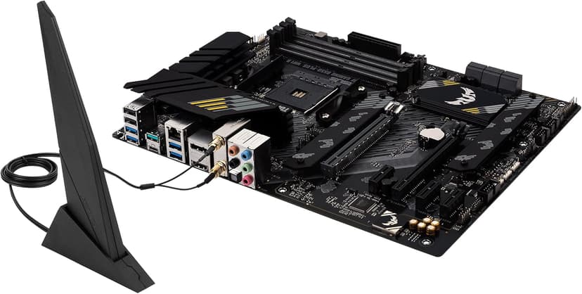ASUS TUF Gaming B550-PLUS WiFi II AMD AM4 (3rd Gen Ryzen™) ATX Gaming Motherboard (PCIe 4.0, WiFi 6, 2.5Gb LAN, BIOS Flashback, USB 3.2 Gen 2, Addressable Gen 2 RGB Header and Aura Sync)