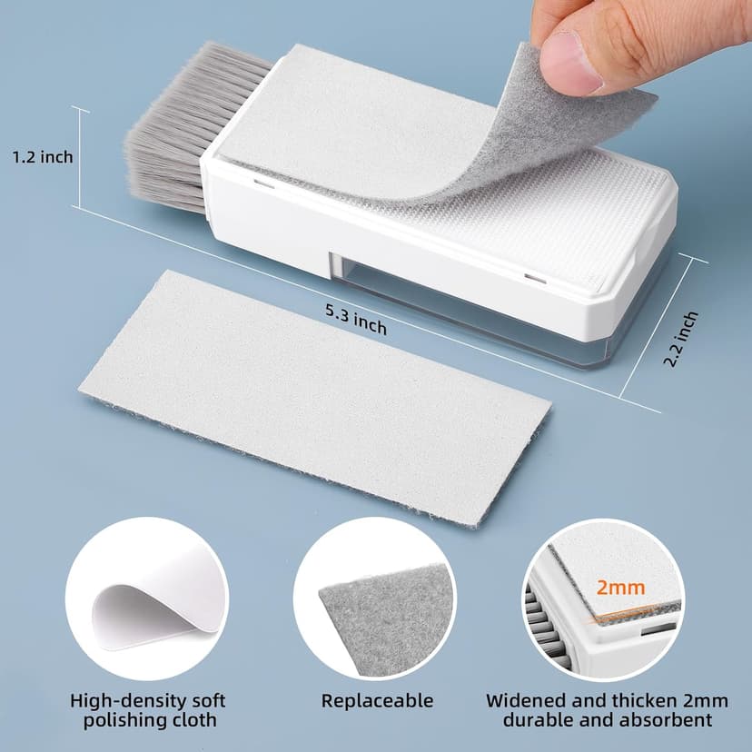 Electronics Deep Cleaning Reusable Brush Tool, Screen-Safe Spray, for iPhone iPad Macbook Airpod Camera, Gaming Accessories Ordilend Keyboard Cleaner & Laptop Cleaning Kit, All-in-1 for Computer PC B0C2VBXRYG