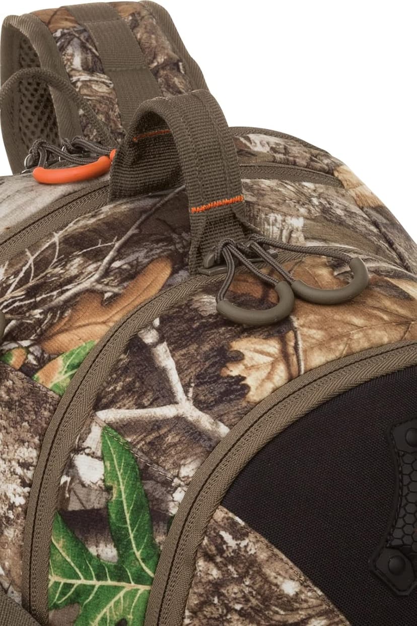 Timber Hawk Big Basin Camouflage Hunting Day Pack Backpack with Quiet Cloth Technology (Realtree Edge Camo)