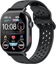Smart Watch for Men GPS, 2.06"HD Colorful AMOLED, 2026 Multisport Fitness Tracker with Bluetooth Call/Compass/Barometer/Altitude 5ATM Water-Resistance Heart Rate/Sleep Monitor, Outdoor for Android iOS