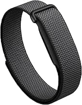 Google Fitbit Air - Screenless Activity Tracker with Fitness, Heart Rate, and Sleep Tracking - Personalized AI-Powered Coaching - Up to 7 Days’ Battery Life - Works with iOS and Android - Obsidian