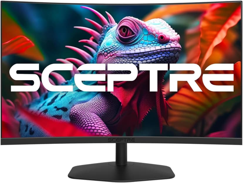 Sceptre Curved 27-inch Prime Gaming Monitor 1500R 100Hz HDMI X2 DisplayPort 1ms 100% sRGB, Build-in Speakers Machine Black 2025 (C275W-FW100T Series)