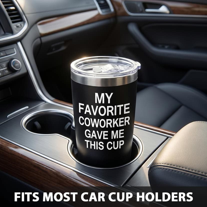 Christmas Birthday Gifts for Coworkers - Stainless Steel Insulated Tumbler 20oz Fufandi Coworker Gifts for Men, Women, Coworker Cup B0GR4168HN