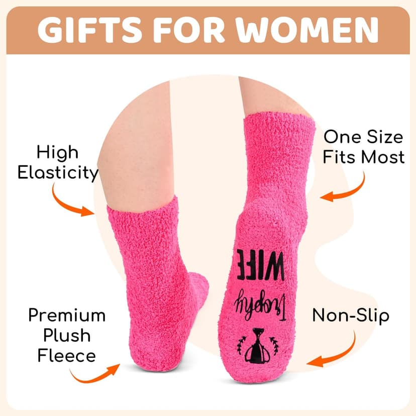 HAPPYPOP Gifts for Her Women - Mothers Day Gifts Socks for Aunt Grandma, Wife Mother Socks