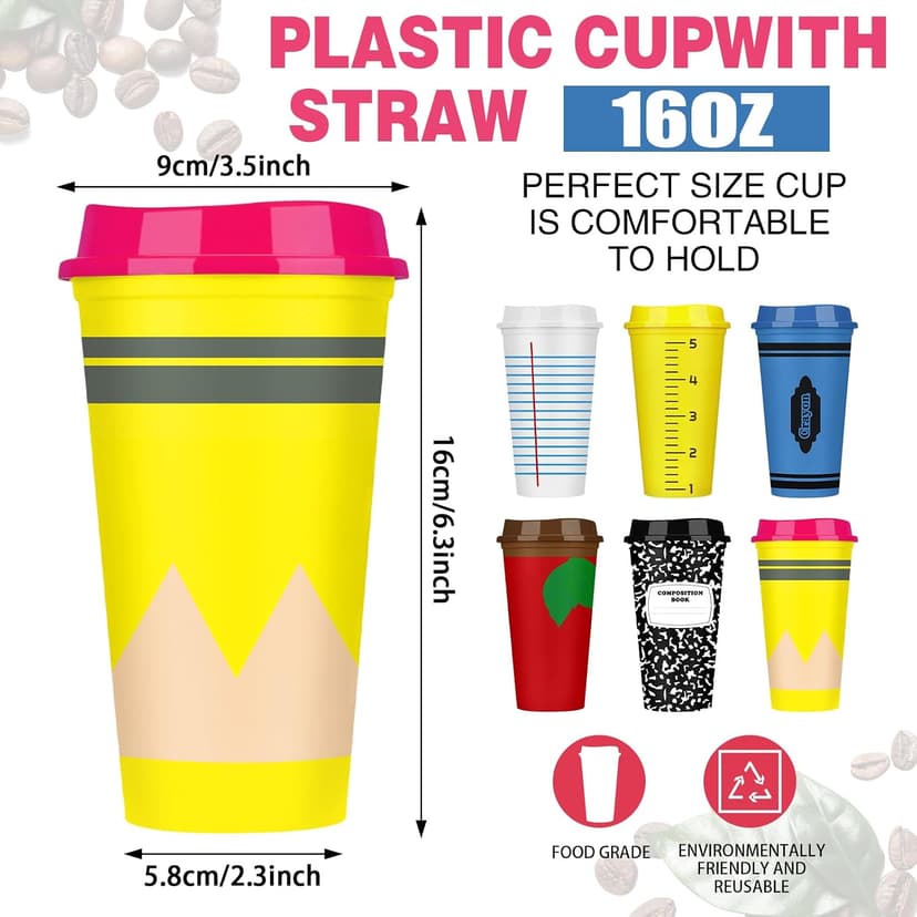 16 oz Teacher Tumbler, Cute Composition Books Sticky Notes, Ballpoint Pens, for Mentor Lecturer Counselor Educator Honeydak 12 Set Christmas Teachers Gift Bulk Teacher Appreciation Gift B0F6SXV15W