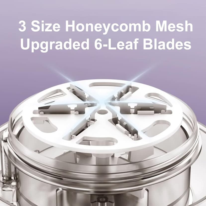 Fabric Shaver Lint Remover for Clothes with 2 Speeds, Digital Display, 6 Leaf Blades, USB Rechargeable Sweater Defuzzer to Remove Pilling Fuzz Ball for Furniture, Couch, Coat.