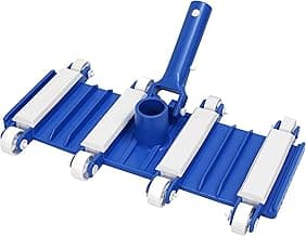 Zhengjiake Pool Vacuum Head with Wheels,14" Heavy Duty Head, Pool Cleaner Vac Head, Flexible Swimming Pool Vacuum Head with Swivel