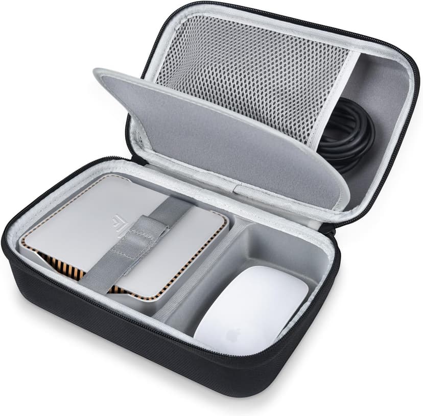 Mini PC Computer Protective Case for KAMRUI GK3Plus/AK1 PLUS/Essenx E1 & GMKtec G5/G9/M5 Plus, ACEMAGIC Vista V1 N97 & Beelink Mini S12 S13 Pro/SER5/SER7 & BOSGAME B95 PC Hard Travel Bag