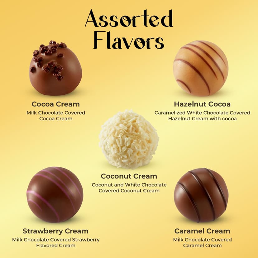 Holiday Assorted Chocolate Truffle Gift Box - 15 Count. Ideal Assorted Chocolate Gift Box for Easter, Anniversary, Birthday and Special Occasions, Perfect for Sharing with Loved Ones B0GJ6QLWJN
