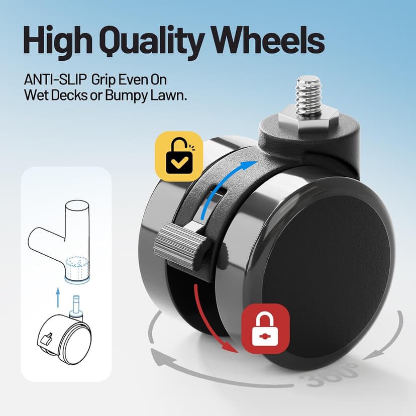 280 Gallon 69" Pool Storage Bin XXL Extra Large Swimming Pool Float Storage Bin, Pool Noodles Holder, Toys, Floats, Balls and Floats Equipment Mesh Rolling Bin for Garden Lawn, 69" Lx32 Wx35 H