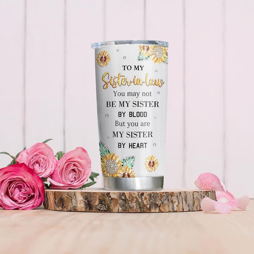 Gifts for Sister in Law, Sister-in-Law Christmas Birthday Gifts, Mothers Day Tumbler for SIL Sister in Law Gifts Tumbler 20oz, Sister-in-Law Birthday Gifts B0CDWWX4Z6