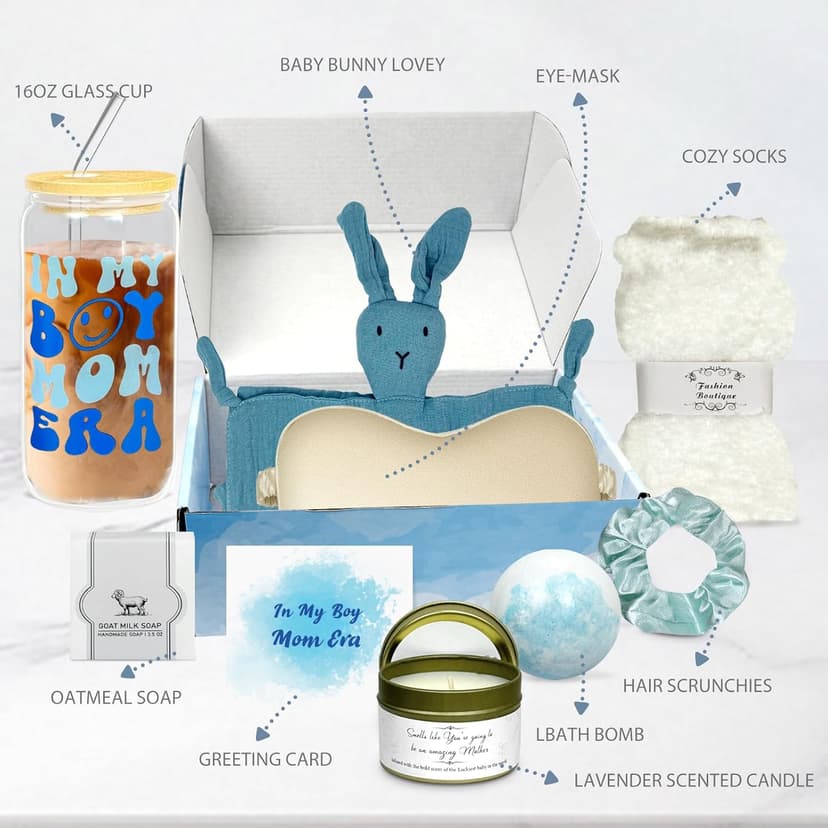 Boy Mom Gifts for New Mom Gifts for Women After Birth Pregnancy Mama Gift Care Package After Baby Gift for moms To Be Set Box for Expecting Moms new Mommy Essentials
