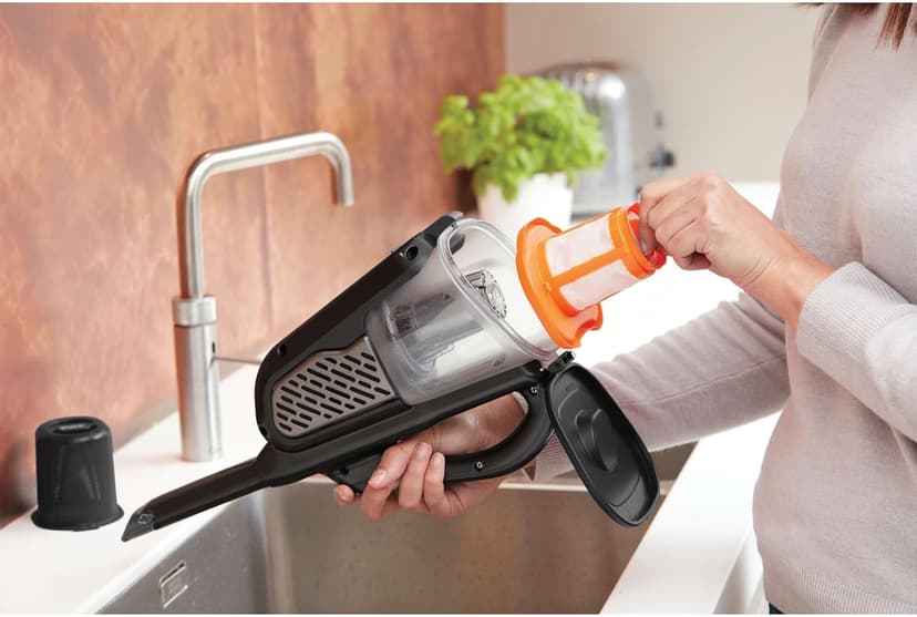 BLACK+DECKER dustbuster Portable Vacuum Cordless Handheld, Small Hand Vacuum Cleaner for Dorm Home and Car, Powerful 20V AdvancedClean+ (HHVK515J00FF)