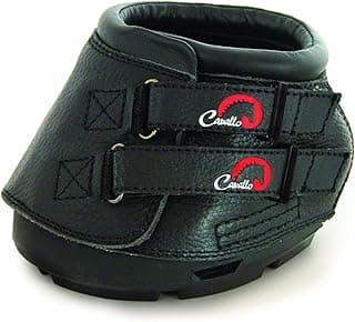 Cavallo Simple Hoof Boot for Horses, Size 3, Black