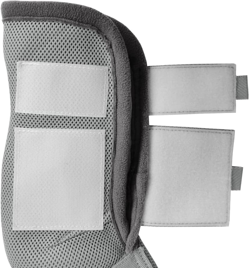 Gallopoff Fly Boots for Horses Set of 4, Breathable Comfy Mesh Horse Leggings Reduce Stomping, Hoof Stress, and Leg Fatigue Grey Full