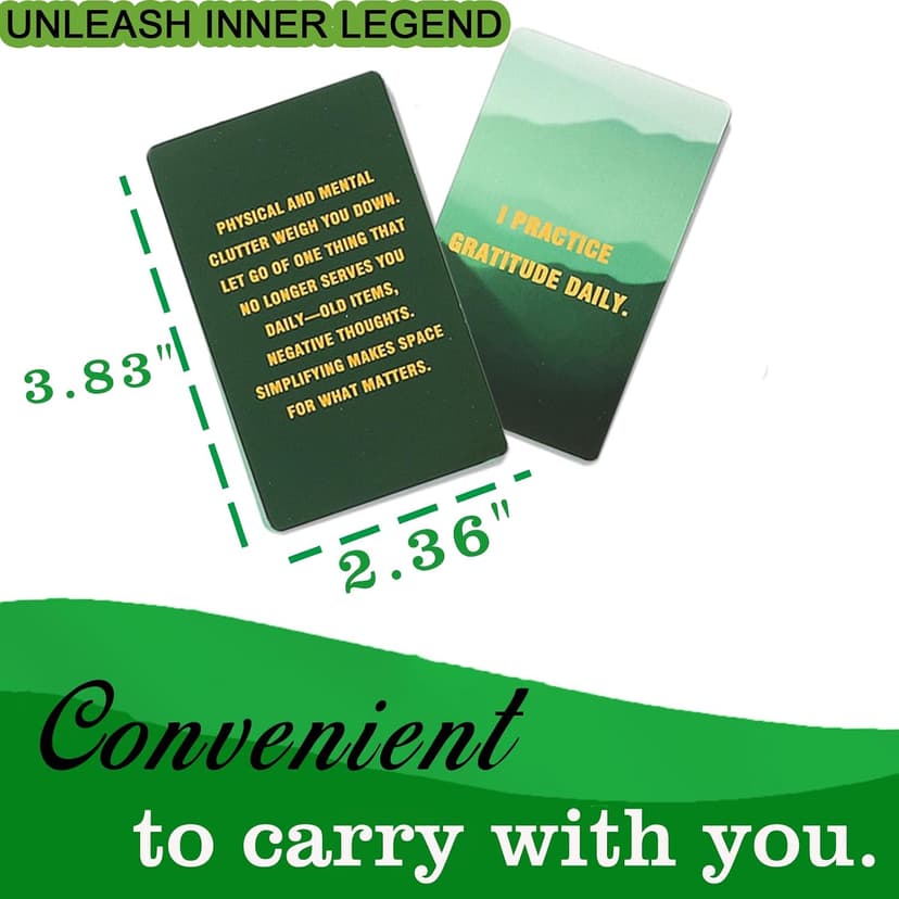 Motivation & Encouragement, Birthday, Christmas & Valentine's Day Gifts for Him, Boyfriend, Husband, Dad, Son, Boss & Friends Daily Affirmation Cards for Men - Meaningful Inspirational Gifts B0FLJG4FP7