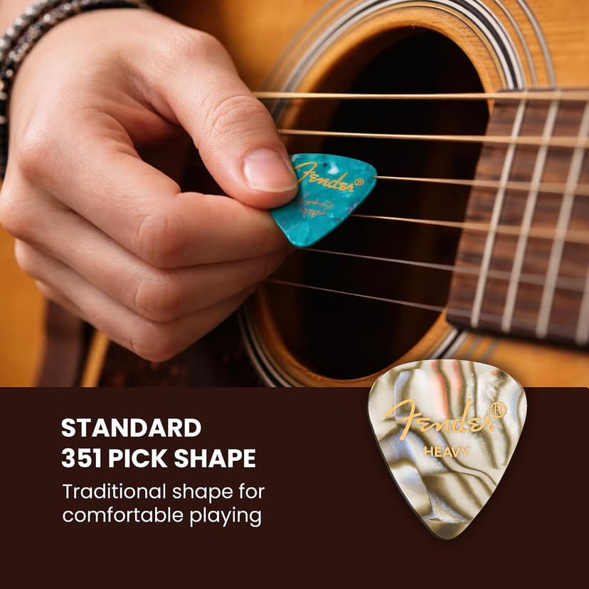 Fender Premium Picks Sampler - 12 Pack Includes Thin, Medium & Heavy Gauges (Austin Bazaar Exclusive) B07ZRYKNGS