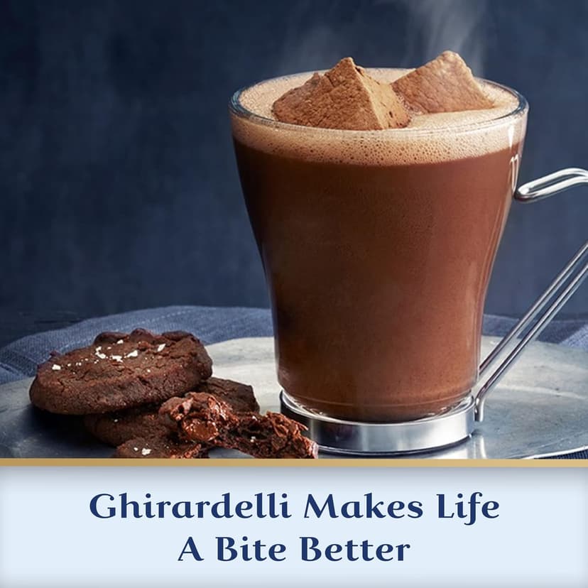 Ghirardelli Double Chocolate Hot Cocoa Mix, 0.85-Ounce Packets (Pack of 10)