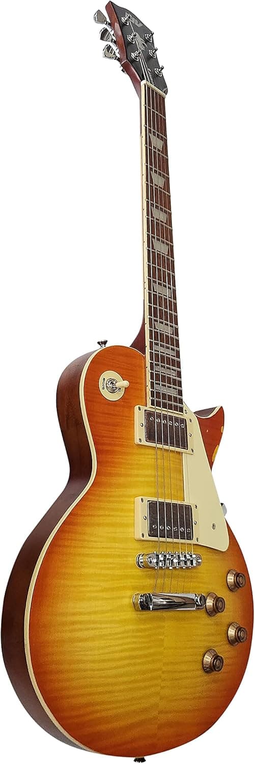 IYV ILS-300D Electric Guitar, Cherry Sunburst