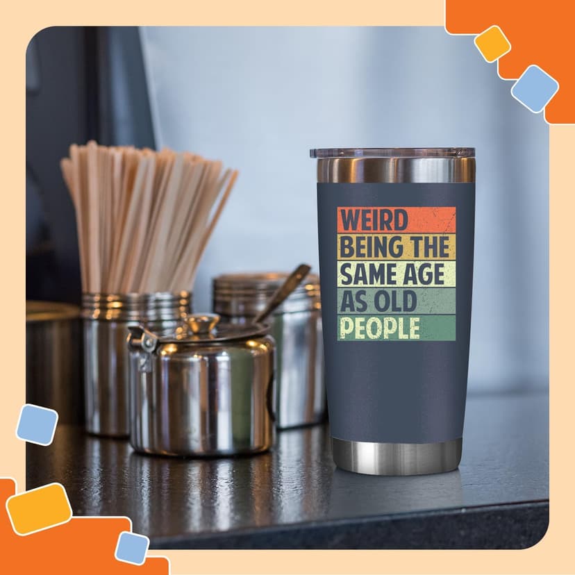 NewEleven 50th Birthday Gifts For Men Women - 1975 50th Birthday Decorations For Him Her - Present For Men Women Turning 50 Year Old Gifts For Mom, Dad, Wife, Husband - 20 Oz Tumbler