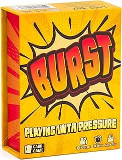 Lost Boy Entertainment Burst - Card Games - Family Party - Game Night - for Kids 10 and Up - Games for Adults - Creators of Piles!