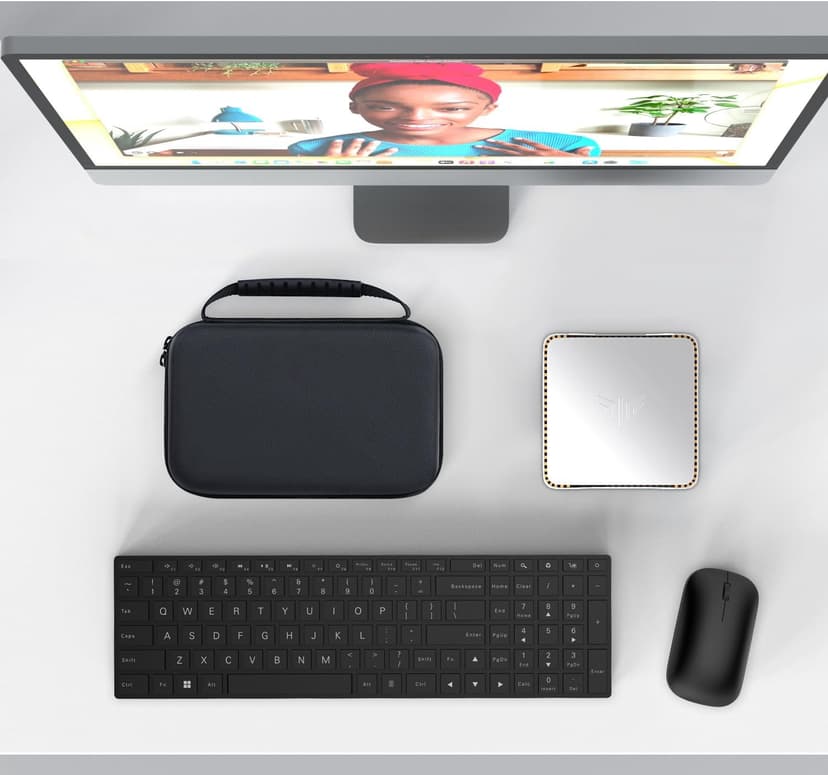 Mini PC Computer Protective Case for KAMRUI GK3Plus/AK1 PLUS/Essenx E1 & GMKtec G5/G9/M5 Plus, ACEMAGIC Vista V1 N97 & Beelink Mini S12 S13 Pro/SER5/SER7 & BOSGAME B95 PC Hard Travel Bag