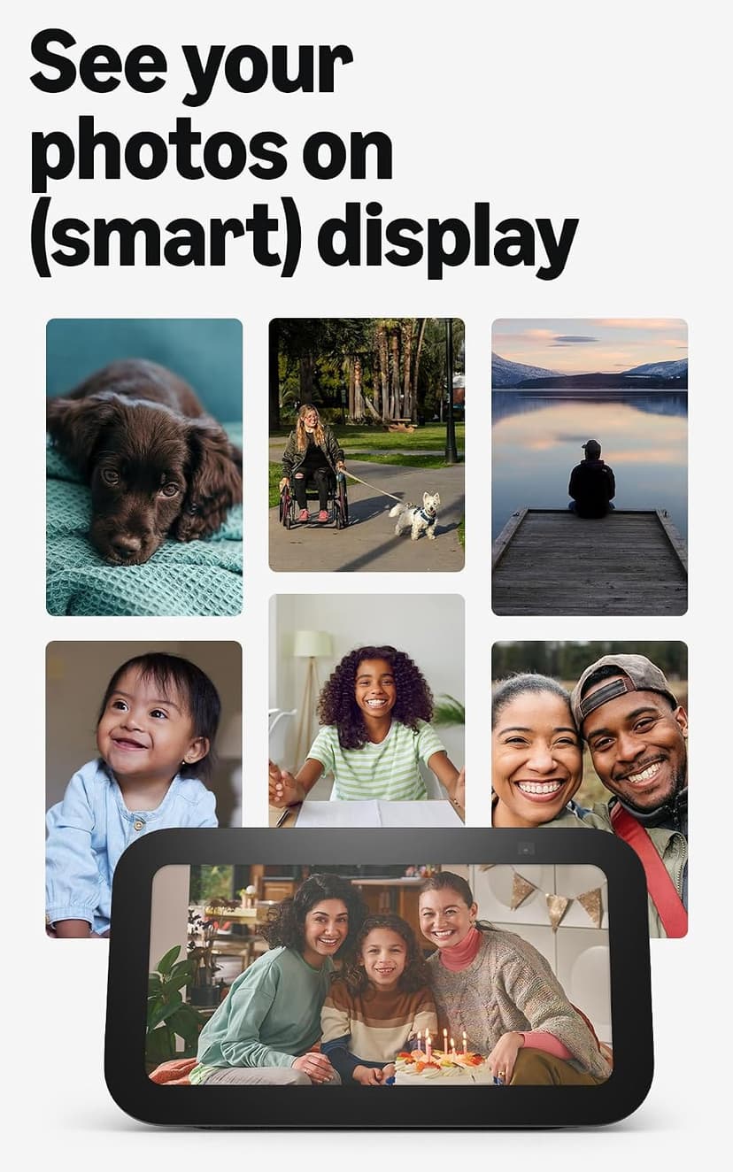 Amazon Echo Show 5 (newest model), Smart display, Designed for Alexa+, 2x the bass and clearer sound, Charcoal B09B2SBHQK