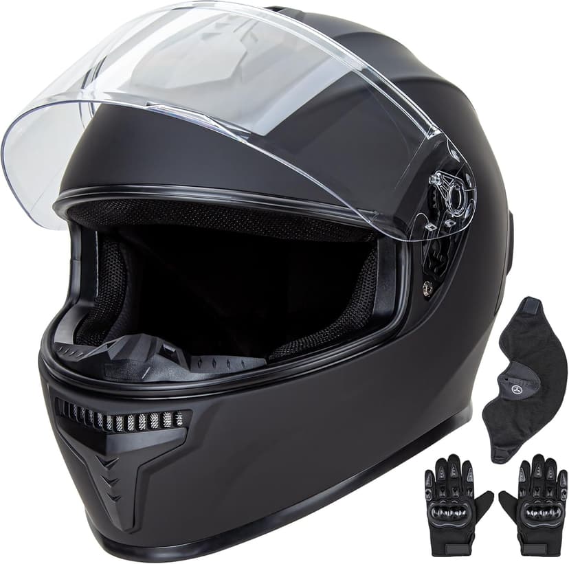 Cartman DOT Approved Motorcycle Helmet - Full Face Helmet