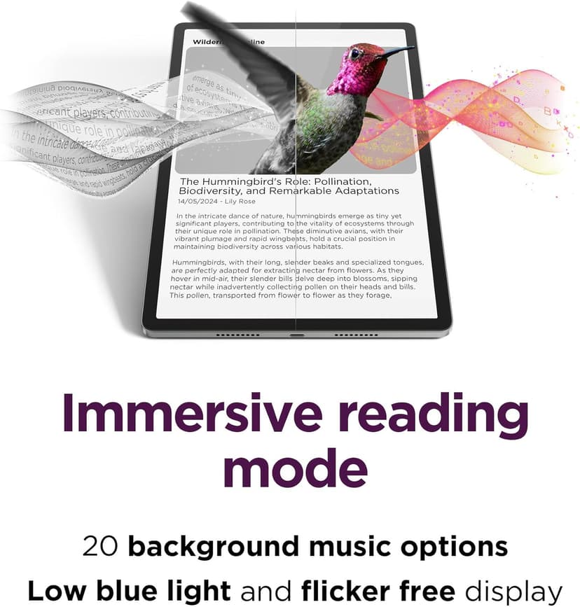 Lenovo Idea Tab Pro with Google Gemini - Student Tablet - 12.7” 3K LCD Display - 8 GB Memory - 128 GB Storage - MediaTek Dimensity 8300 - Includes Pen and Folio Case