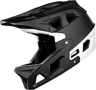ILM Adult Mountain Bike Helmet Men & Women Full Face Lightweight BMX MTB Helmet ASTM CPSC CE Certified Cycling Helmet Model ZL-B068
