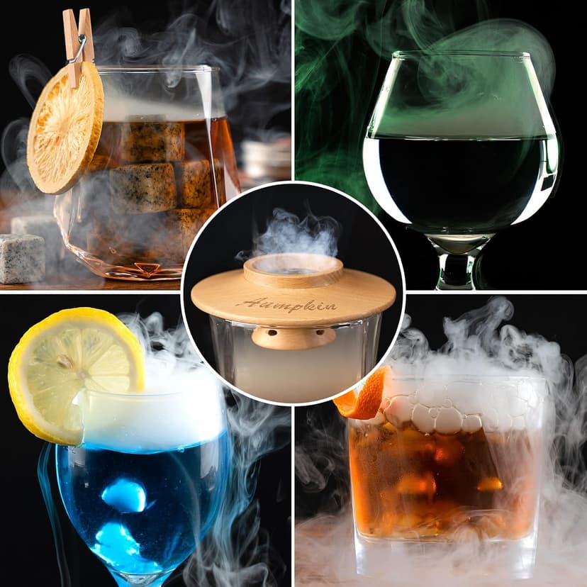 Cocktail Smoker Kit with Torch – 6 Flavors Wood Chips – Bourbon, Whiskey Smoker Infuser Kit, Old Fashioned Drink Smoker Kit, Birthday Bourbon Whiskey Gifts for Men, Dad, Husband (Without Butane) B0BX5YMDDL